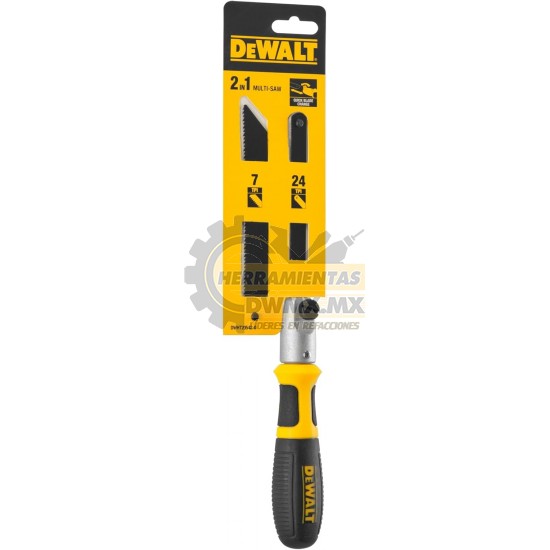 SIERRA MULTIUSOS CON MANGO ERGONOMICO 12 PULG DEWALT DWHT20542