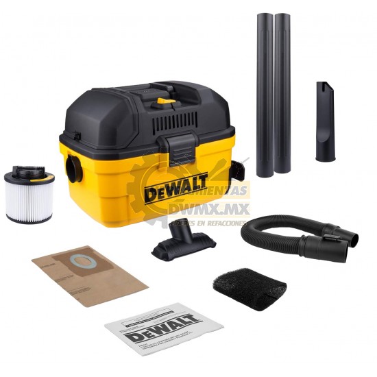 PORTABLE 4GAL DE ASPIRADORA HUMEDO/SECO DEWALT DXV04T   ‎