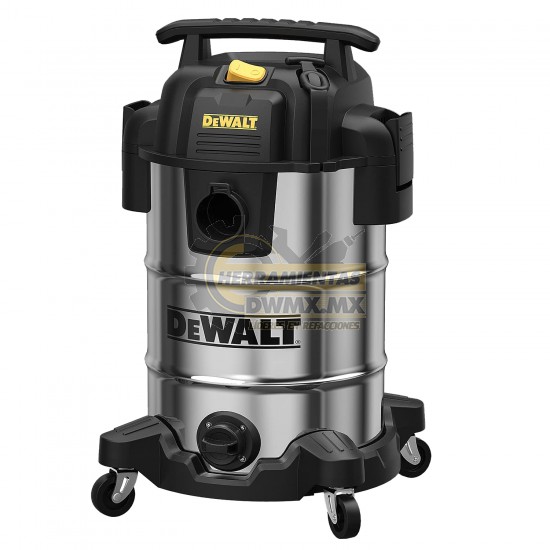 ASPIRADORA HUMEDA/SECA DE 30LIT, 120V/60 HZ, 4HP MAXIMO DEWALT DXV08S