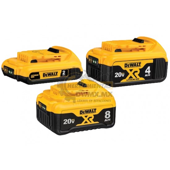 KIT DE BATERIA DE 20V MAX 3PZS DEWALT DCB248-3               