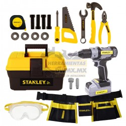 SET DE HERRAMIENTAS PARA NIÑOS 21 PZS STANLEYJR SRP037-SY (1744663)