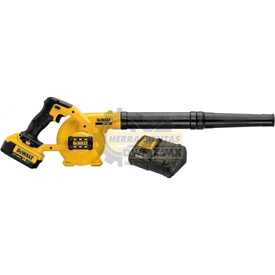 Soplador de hojas de 20 V máximo compatible con batería Dewalt de 20 V,  soplador de hojas inalámbrico, soplador de hojas eléctrico de mano 2 en 1 y