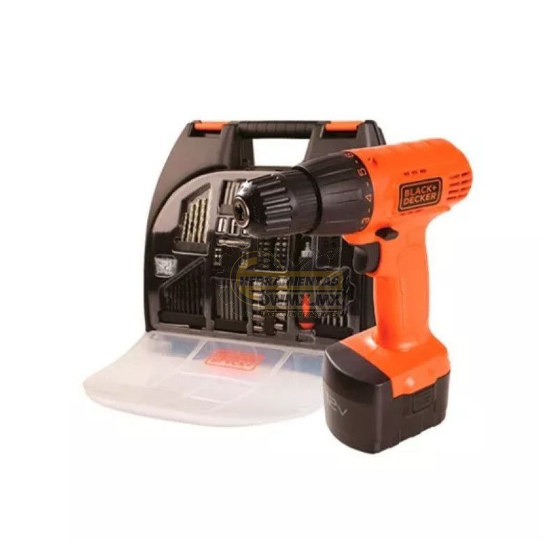 Taladro Black+Decker CD121K50-B3