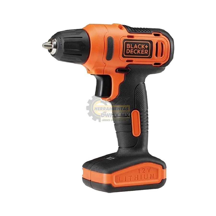  Black & Decker taladro con batería de litio de 12