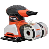 Lijadora de 1/4 de Hoja Black&Decker QS800-B3