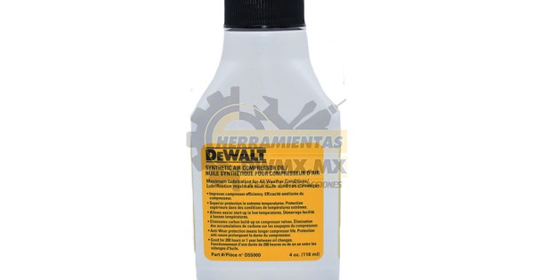 DeWalt Huile de rechange pour compresseur d'air # 5130427-00 